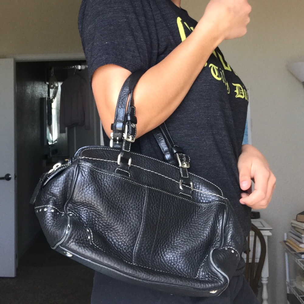 Coach leather handbag